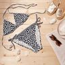 Tissus pour maillot de bain Taches léopard abstraites – bleu noir/blanc,  thumbnail number 7