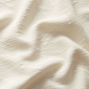 Jacquard dobby Rayures – écru, 