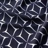 Tissu pour maillot de bain Losanges abstraits – bleu nuit/blanc,  thumbnail number 2