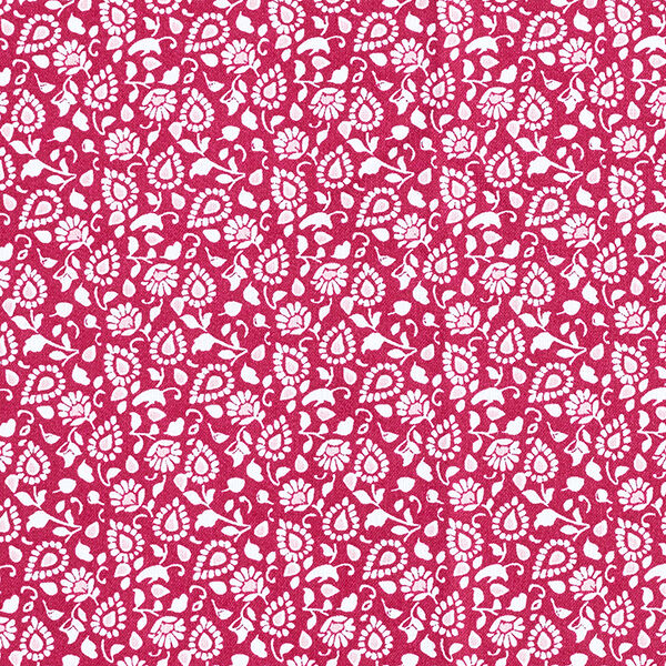 Tissu en coton Cretonne Paisley – rouge bordeaux,  image number 1