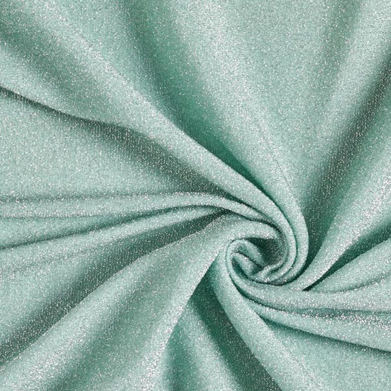 Jersey scintillement Lametta Glamour – menthe,  image number 1