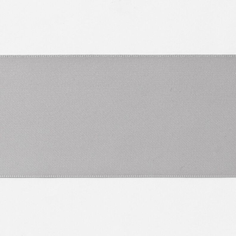 Ruban de satin [50 mm] – gris clair,  image number 1
