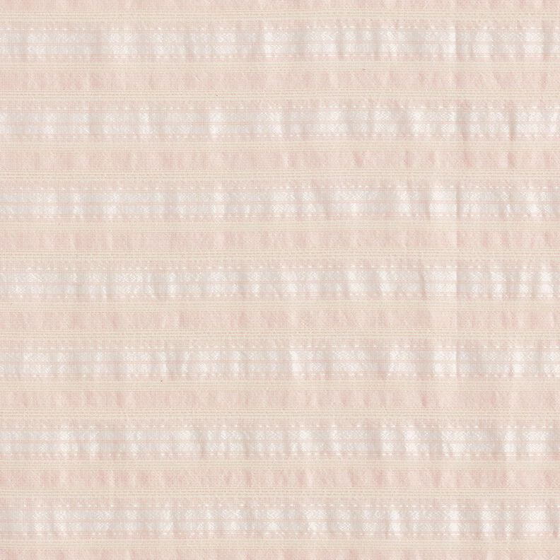 Coton mélangé Rayures froissées – rosé,  image number 1