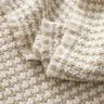 Tissu brut pour manteau Pied-de-poule – beige/blanc,  thumbnail number 3