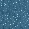 Tissu double gaze de coton Petits points – bleu jean/blanc,  thumbnail number 1