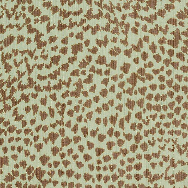 Crêpe mousseline avec fils de lurex & motif léopard – roseau,  image number 1