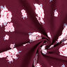 Jersey polyester Roses – merlot,  thumbnail number 3