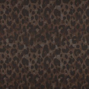 Romanit Jersey Léopard – marron foncé/noir, 