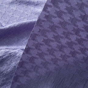 Jacquard dobby Pied-de-poule &ndash; bleu pigeon, 
