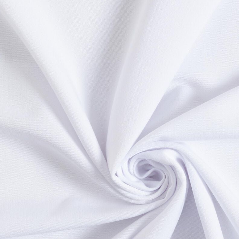 Bi-Stretch Gabardine – blanc,  image number 1