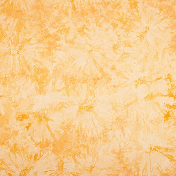 French Terry look batik – jaune soleil,  image number 1