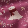 Popeline de coton bio Animaux de la forêt d’automne – pourpre,  thumbnail number 2