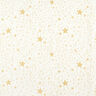 Tissu de décoration Jacquard Lurex Mer d'étoiles – beige clair/or,  thumbnail number 1