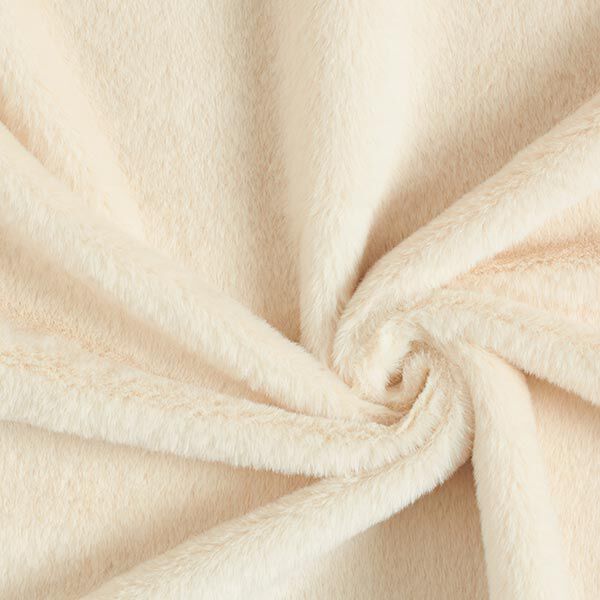 Tissu de revêtement Fourrure synthétique – écru – Échantillon, image number 1