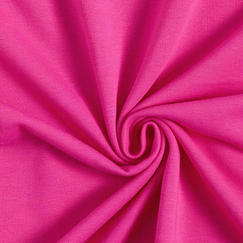 Molleton coton léger uni – rose intense,  image number 1