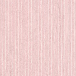 Tissu pour chemisier Coton mélangé larges rayures – rose/écru, 