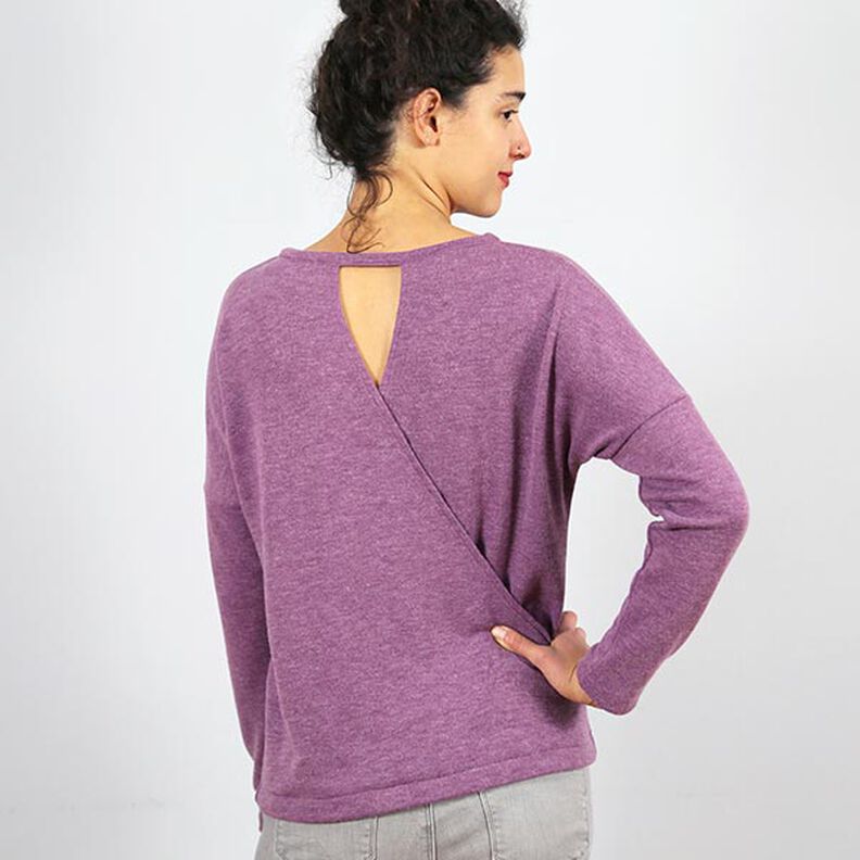FRAU VEGA - Pull décontracté dans le dos style portefeuille, Studio Schnittreif | XS - XXL, image number 3