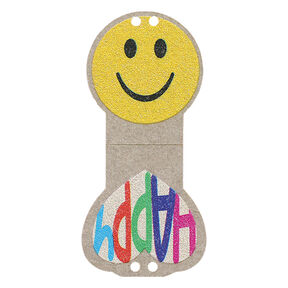 Pièce décorative Smiley, 23 mm | Prym – jaune, 
