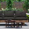 Tissu d’extérieur Canvas structure fine – noir,  thumbnail number 5