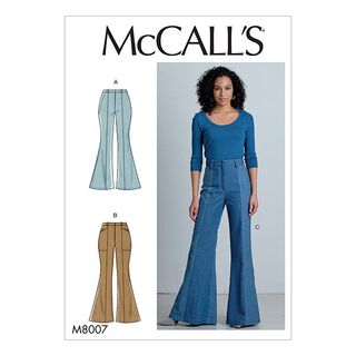 Pantalon évasé, McCall´s 8007| 40-48, 