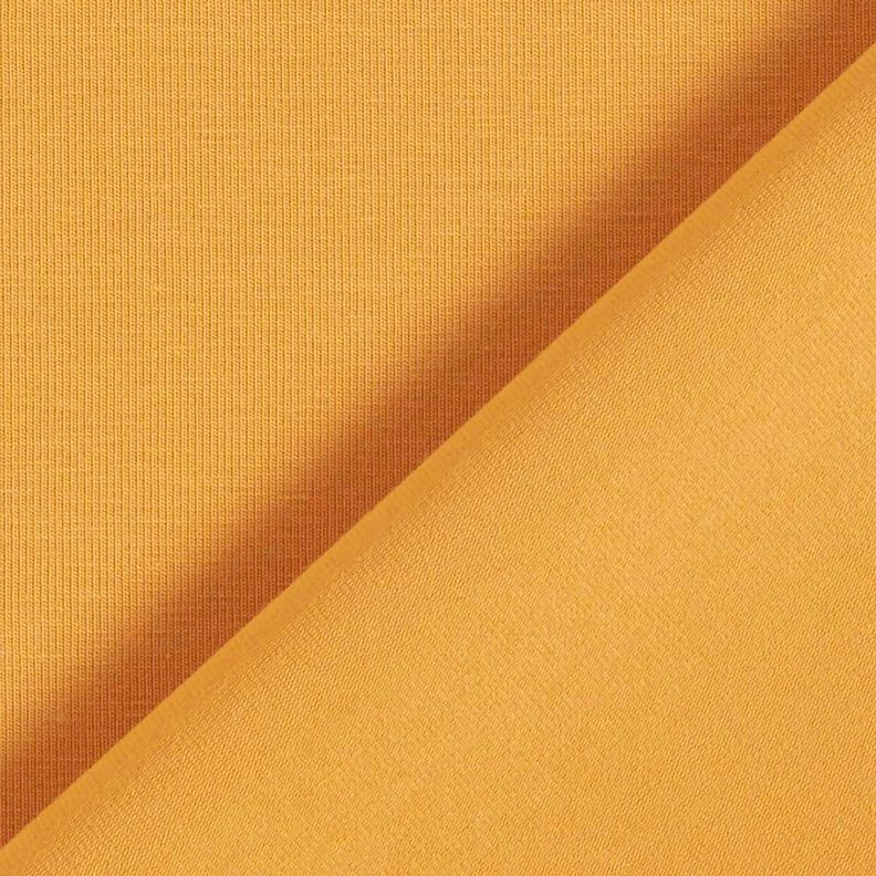 Jersey coton Medium uni – jaune curry,  image number 3