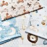Tissu de décoration Sergé coton Lapin au pays des rêves Impression numérique – bleu bébé/bleu jean,  thumbnail number 5