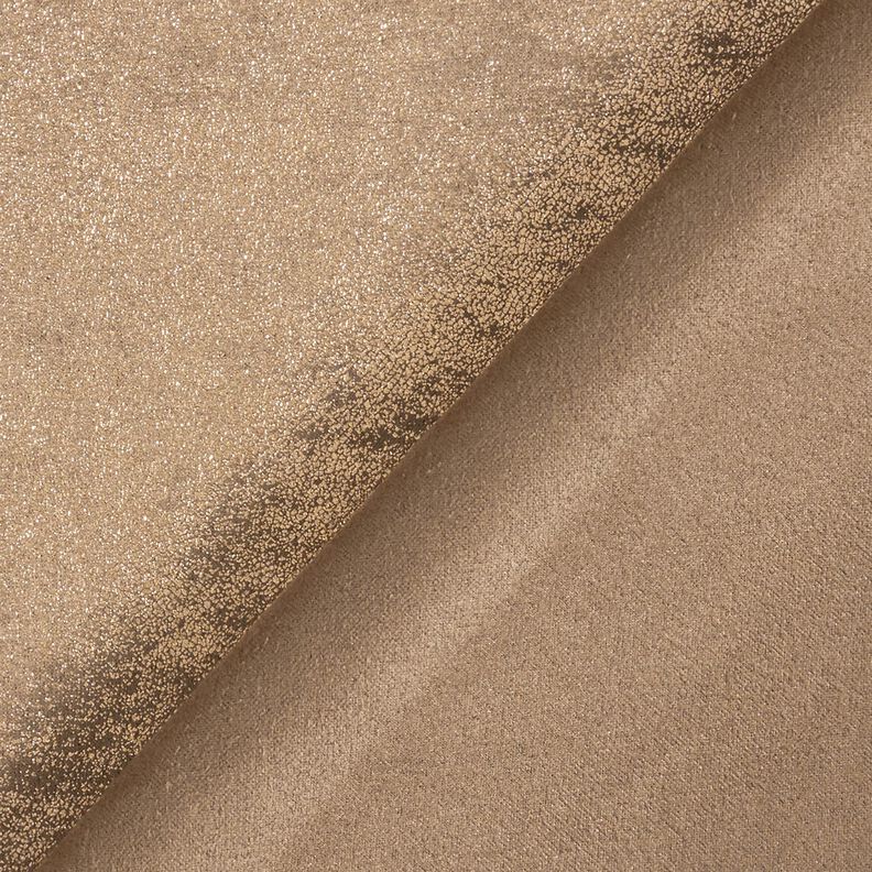 Velours stretch métallisé – bronze,  image number 4