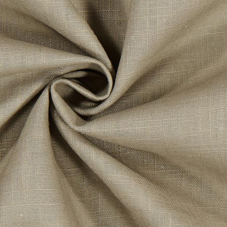 Tissu de lin en ramie mélangée medium – taupe clair,  image number 3