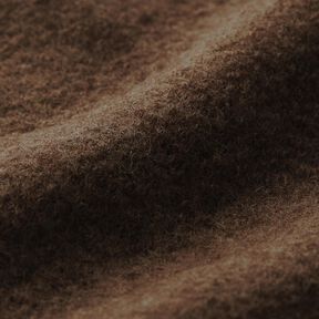 Loden de laine foulé Chiné – marron foncé, 