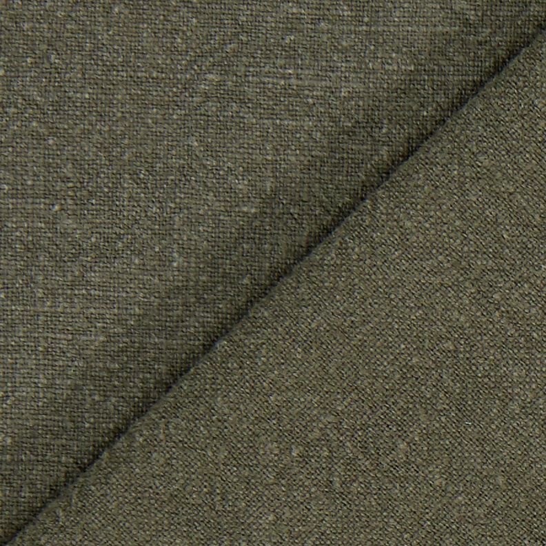 Tissu de Ramie–Mix stonewashed, qualité lourde – pin foncé,  image number 3