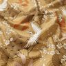 Tissu de décoration Canvas grues cendrées artistiques – moutarde/ivoire,  thumbnail number 2