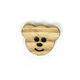 Bouton en bois, tête d'ours 16,  thumbnail number 1