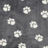 Polaire douillet Pattes d’animaux | by Poppy – gris schiste/ivoire,  thumbnail number 1