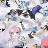 Jersey coton Univers des mangas Impression numérique – argent,  thumbnail number 2