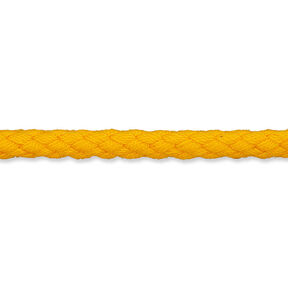 Cordon en coton [Ø 5 mm] – jaune soleil, 
