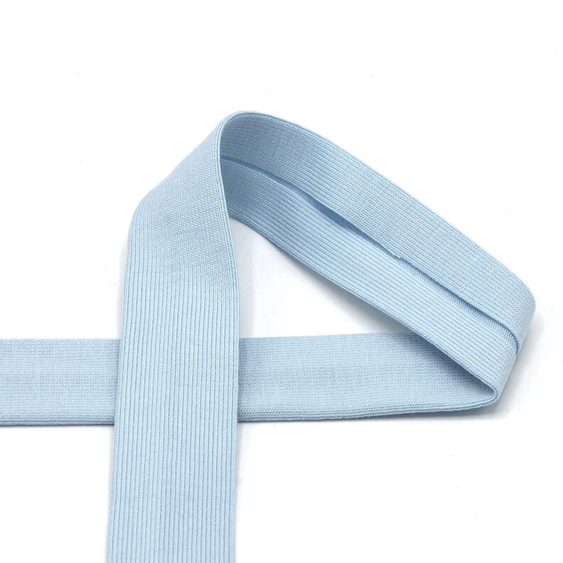 Biais Jersey coton [20 mm] – bleu clair,  image number 1