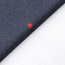 Jersey coton Cœurs en aspect jean Impression numérique – gris bleu/rouge feu,  thumbnail number 4