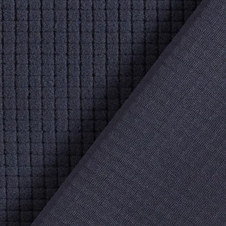 Jersey structuré Petites boîtes – bleu marine, image number 3