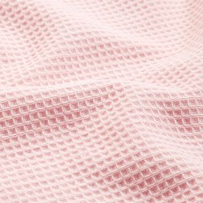 Tissu éponge/Nid d’abeille Uni – rosé, 