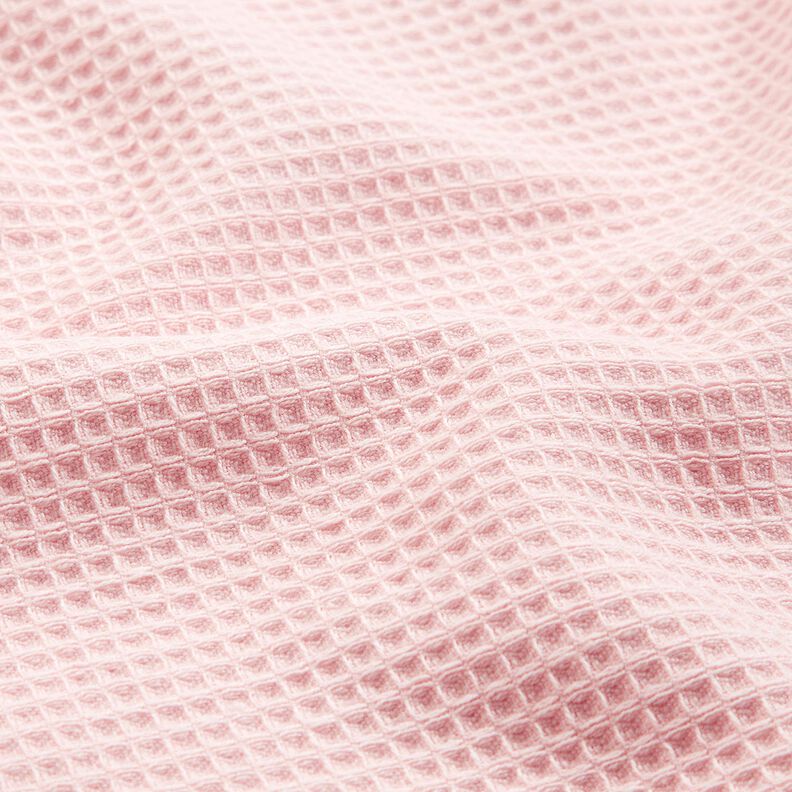 Tissu éponge/Nid d’abeille Uni – rosé,  image number 3
