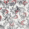 Tissu stretch léger lys abstraits – blanc/homard,  thumbnail number 4
