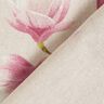 Tissu de décoration Semi-panama Fleur de magnolia – mauve/nature,  thumbnail number 4