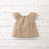 Tissu double gaze de coton – beige foncé,  thumbnail number 8