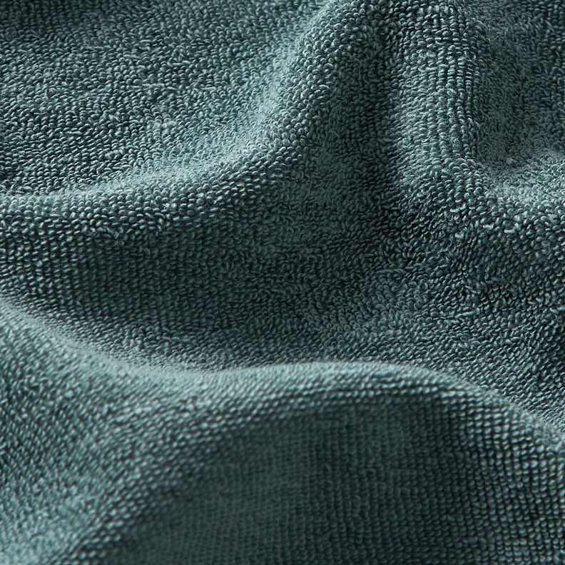 Tissu éponge Stretch Uni – bleu pigeon,  image number 2