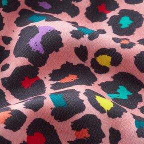 Sweatshirt gratté Motif léopard coloré – rose, 