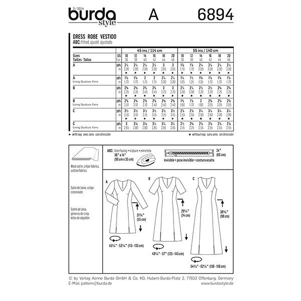 Robe, Burda 6894,  image number 4