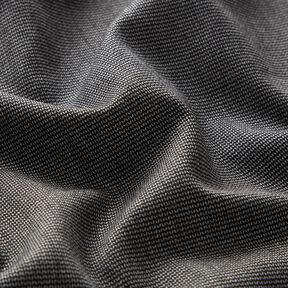 Tissu de pantalon stretch zigzag – argent/noir, 
