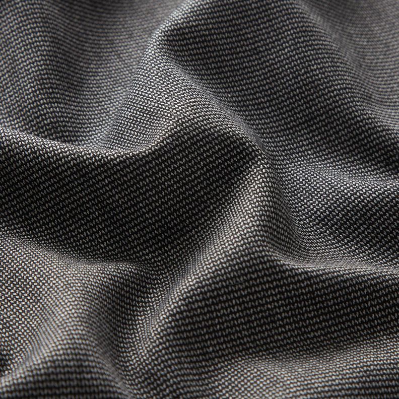 Tissu de pantalon stretch zigzag – argent/noir,  image number 2