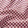 Tissu en coton petit Vichy – rouge foncé/blanc,  thumbnail number 2