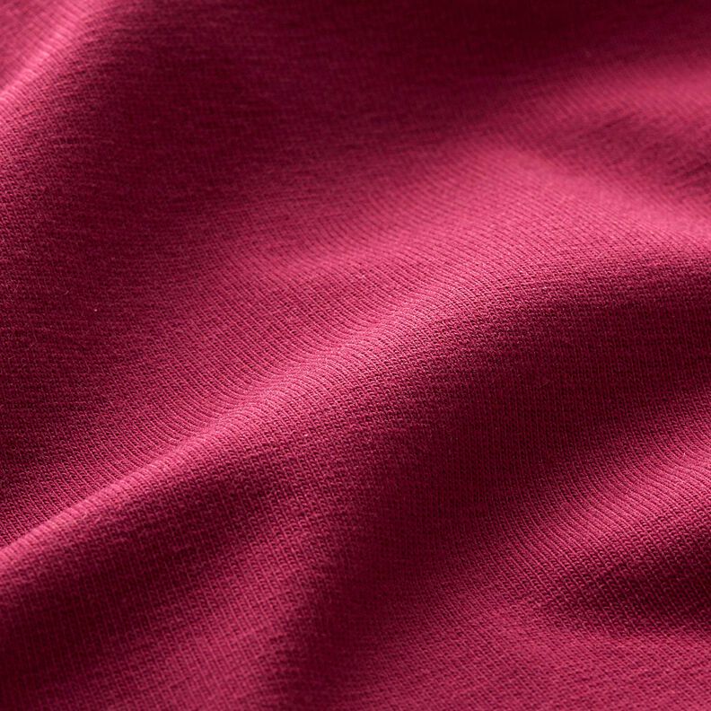 Jersey coton Medium uni – pourpre,  image number 2